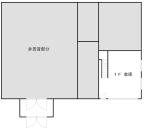 1階灰色部分は非賃貸・使用不可