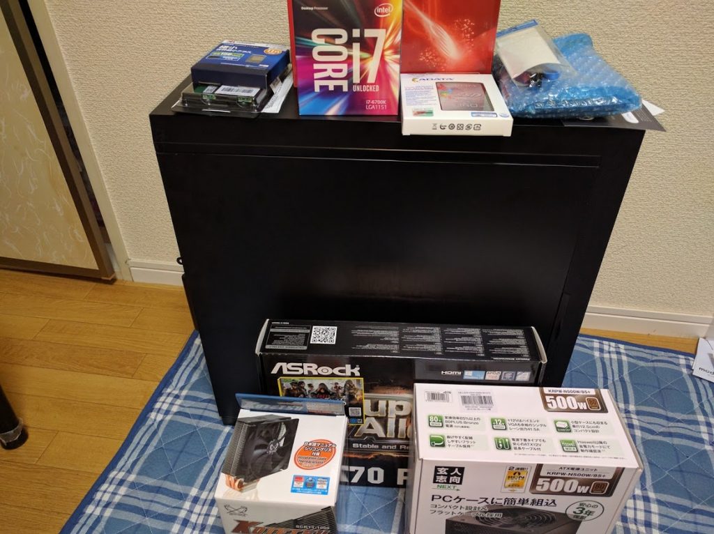 仕事用のパソコンを自作する。