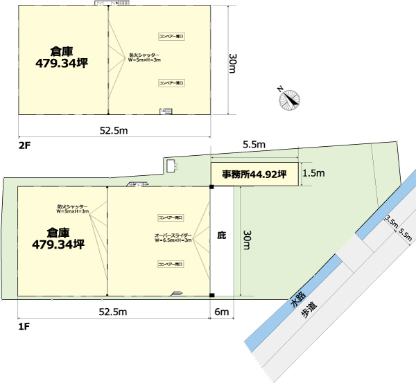 国道298号沿い　約１０００坪の物流センター　川口市安行吉蔵