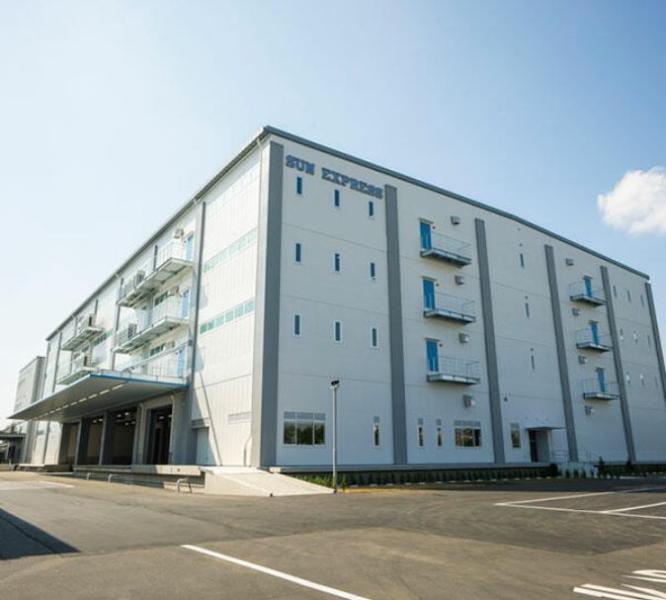 2021年4月完成　安心安全な大型物流センター　藤沢市桐原町　