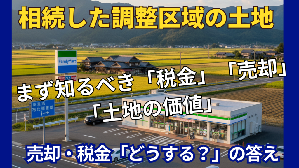 相続した「市街化調整区域」の土地、どうする？（税金と売却のポイント）