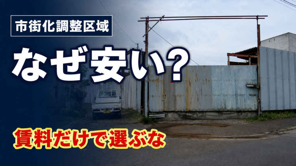 市街化調整区域の貸倉庫はなぜ安い?賃料だけで選ぶと危険な理由
