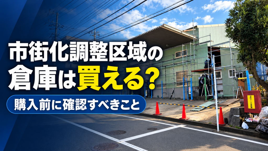 市街化調整区域の倉庫って買えるの?